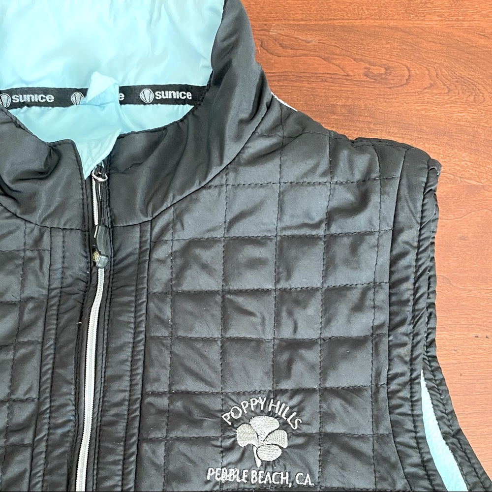 SzM Poppy Hills Pebble Beach Quilted Golf Vest by Sunice